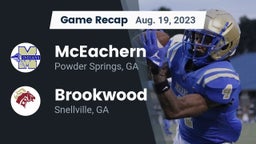 Recap: McEachern  vs. Brookwood  2023