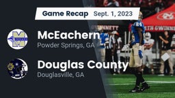 Recap: McEachern  vs. Douglas County  2023