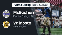 Recap: McEachern  vs. Valdosta  2023