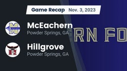 Recap: McEachern  vs. Hillgrove  2023