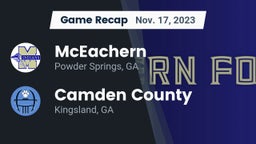 Recap: McEachern  vs. Camden County  2023