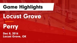 Locust Grove  vs Perry  Game Highlights - Dec 8, 2016