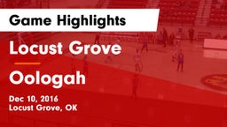 Locust Grove  vs Oologah  Game Highlights - Dec 10, 2016