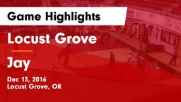 Locust Grove  vs Jay  Game Highlights - Dec 13, 2016