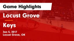 Locust Grove  vs Keys  Game Highlights - Jan 5, 2017