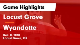 Locust Grove  vs Wyandotte  Game Highlights - Dec. 8, 2018