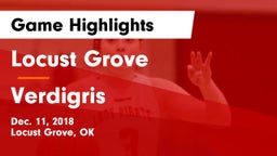 Locust Grove  vs Verdigris  Game Highlights - Dec. 11, 2018