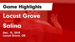 Locust Grove  vs Salina  Game Highlights - Dec. 15, 2018
