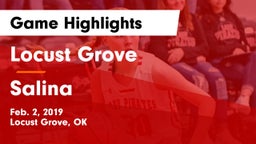 Locust Grove  vs Salina  Game Highlights - Feb. 2, 2019