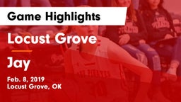 Locust Grove  vs Jay  Game Highlights - Feb. 8, 2019