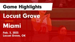 Locust Grove  vs Miami  Game Highlights - Feb. 3, 2023