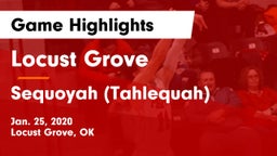Locust Grove  vs Sequoyah (Tahlequah)  Game Highlights - Jan. 25, 2020