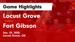 Locust Grove  vs Fort Gibson  Game Highlights - Jan. 29, 2020