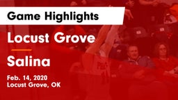 Locust Grove  vs Salina  Game Highlights - Feb. 14, 2020