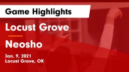 Locust Grove  vs Neosho  Game Highlights - Jan. 9, 2021