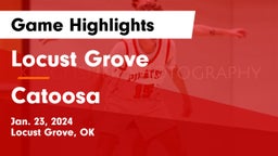 Locust Grove  vs Catoosa  Game Highlights - Jan. 23, 2024