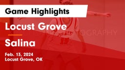 Locust Grove  vs Salina  Game Highlights - Feb. 13, 2024