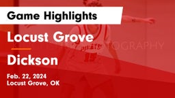 Locust Grove  vs Dickson  Game Highlights - Feb. 22, 2024