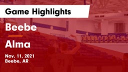 Beebe  vs Alma  Game Highlights - Nov. 11, 2021