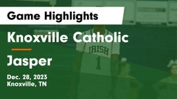 Knoxville Catholic  vs Jasper  Game Highlights - Dec. 28, 2023