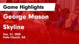 George Mason  vs Skyline  Game Highlights - Jan. 31, 2020