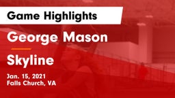 George Mason  vs Skyline  Game Highlights - Jan. 15, 2021