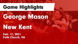 George Mason  vs New Kent  Game Highlights - Feb. 17, 2021