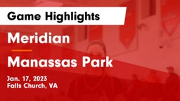 Meridian  vs Manassas Park  Game Highlights - Jan. 17, 2023