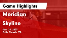 Meridian  vs Skyline  Game Highlights - Jan. 24, 2023