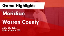 Meridian  vs Warren County  Game Highlights - Jan. 31, 2023