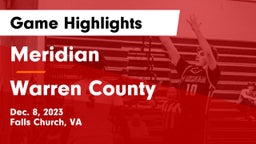 Meridian  vs Warren County  Game Highlights - Dec. 8, 2023