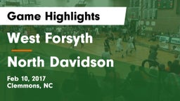 West Forsyth  vs North Davidson  Game Highlights - Feb 10, 2017