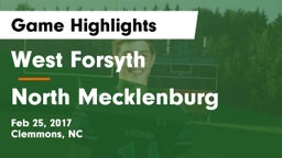 West Forsyth  vs North Mecklenburg  Game Highlights - Feb 25, 2017