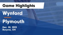 Wynford  vs Plymouth  Game Highlights - Dec. 30, 2023