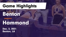 Benton  vs Hammond  Game Highlights - Dec. 3, 2021