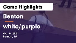Benton  vs white/purple Game Highlights - Oct. 8, 2021