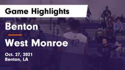 Benton  vs West Monroe Game Highlights - Oct. 27, 2021