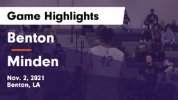 Benton  vs Minden Game Highlights - Nov. 2, 2021