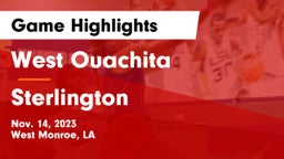 West Ouachita  vs Sterlington  Game Highlights - Nov. 14, 2023
