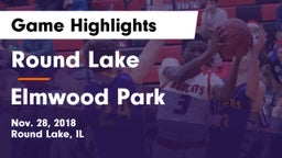 Round Lake  vs Elmwood Park  Game Highlights - Nov. 28, 2018