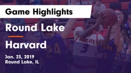 Round Lake  vs Harvard  Game Highlights - Jan. 23, 2019
