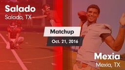 Matchup: Salado  vs. Mexia  2016