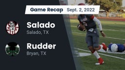 Recap: Salado   vs. Rudder  2022