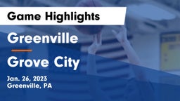 Greenville  vs Grove City  Game Highlights - Jan. 26, 2023