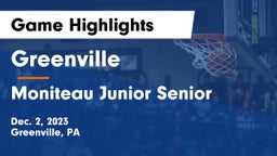 Greenville  vs Moniteau Junior Senior  Game Highlights - Dec. 2, 2023