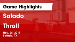 Salado   vs Thrall  Game Highlights - Nov. 26, 2019