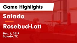 Salado   vs Rosebud-Lott  Game Highlights - Dec. 6, 2019