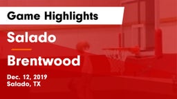 Salado   vs Brentwood Game Highlights - Dec. 12, 2019