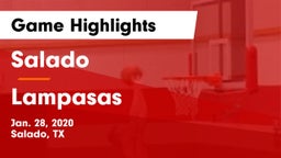 Salado   vs Lampasas  Game Highlights - Jan. 28, 2020