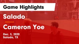 Salado   vs Cameron Yoe Game Highlights - Dec. 3, 2020